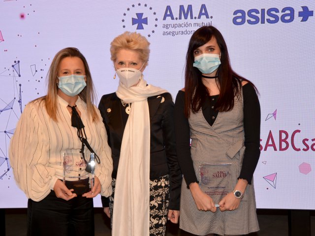 Inmaculada Minguez, Pilar Fernández (CGE) y Anais Montero